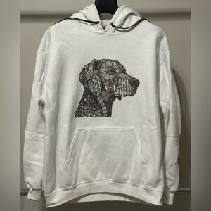 Weimaraner size large hoodie